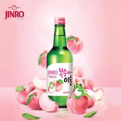 Jinro真露桃烧酒 350ml