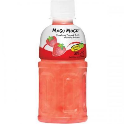 Mogu Mogu椰果肉果汁-草莓味 320ml