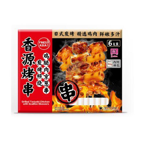 香源炭烤照烧鸡腿肉京葱串 250g