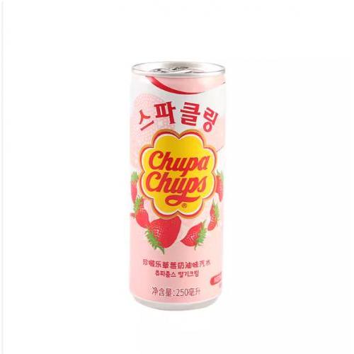 韩国珍啵乐草莓味汽水 250ml