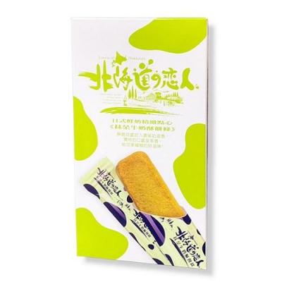 北海道恋人抹茶牛奶酥饼条 88g（青色包装）