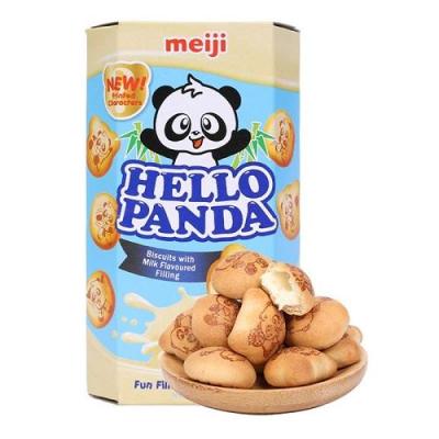 Meiji熊猫牛奶夹心饼干 50g
