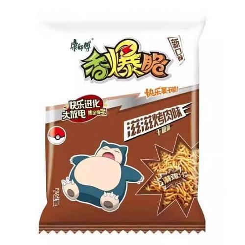 康师傅香爆脆滋滋烤肉味干脆面 33g