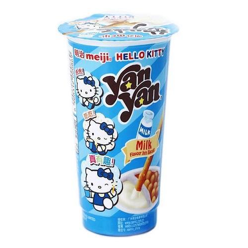 明治欣欣杯Hello Kitty装牛奶味饼干条 50g