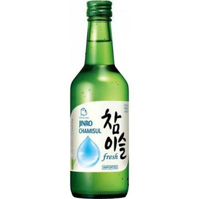 Jinro 真露竹炭酒烧酒-原味（篮标 ）350ml