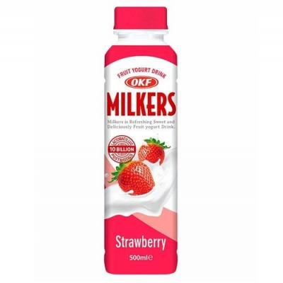 OKF水果优酸乳饮料 草莓味 500ml