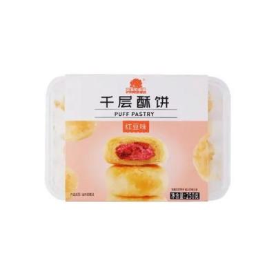 菓子町园道-千层酥饼 红豆味 250g