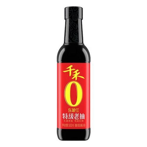 千禾特级老抽酱油 500ml