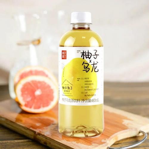 菓子熟了柚子乌龙茶  487ml