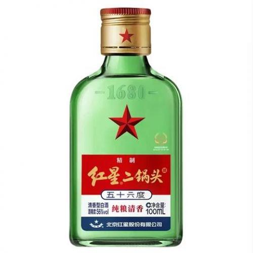 红星二锅头 56度 100ML