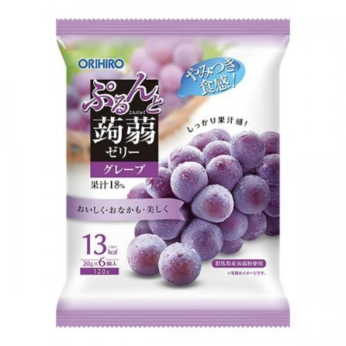 Orihiro Purun Gummy - Grape Flv 127g