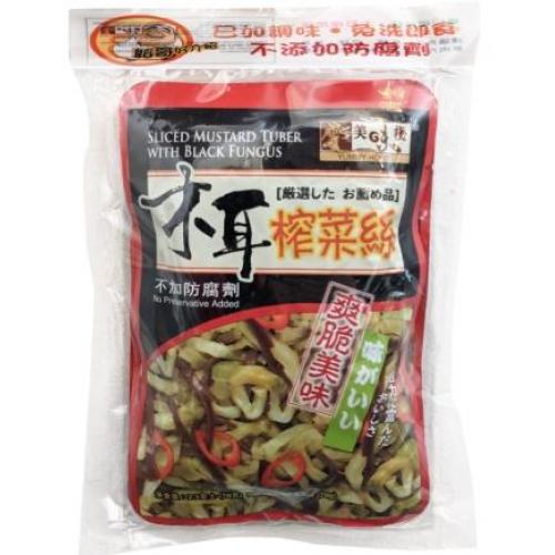 美味栈木耳榨菜丝 （3包装）70g x 3
