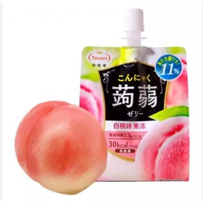 Tarami美味魔芋果冻 （白桃味）150g