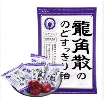 日本龙角散润喉糖——黑加仑子&蓝莓味 75g