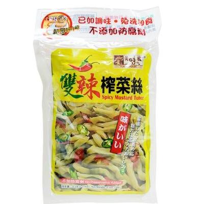 美味栈辣榨菜丝（3包装）70g x 3