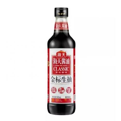 海天酱油（金标生抽）500ml