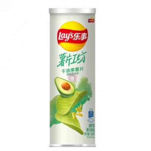 乐事牛油果薯片清甜芥末味 104g