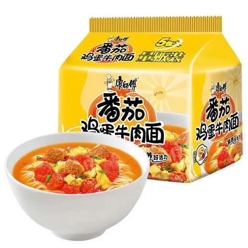 康师傅番茄鸡蛋牛肉面  单包