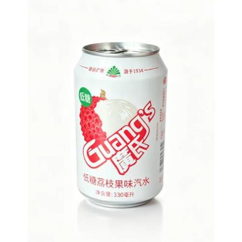 广氏低糖荔枝果味汽水330ml