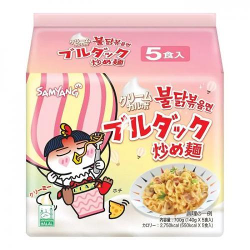 三养双倍奶油火鸡面（奶油干酪味）出口版 5包